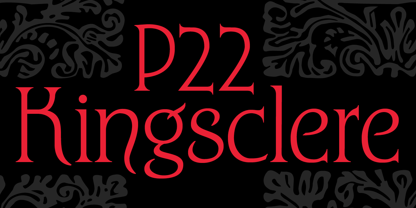 Czcionka P22 Kingsclere